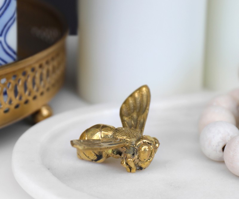 Brass Honey Bee Small